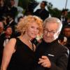 Steven Spielberg et son épouse Kate Capshaw lors de la montée des marches du Festival de Cannes le 18 mai 2013