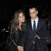 Elisa Sednaoui et son petit ami Alex Dellal lors du Diner Chanel "Little Black Jacket" à Londres, en 2012.