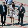 La prince William et Kate Middleton à l'aéroport de Brisbane le 19 septembre 2012