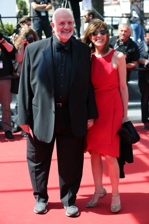 Brian de Palma lors de la montée des marches du film Un château en Italie au Festival de Cannes le 20 mai 2013
