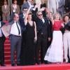 L'équipe du film Un Château en Italie lors de la montée des marches au Festival de Cannes le 20 mai 2013