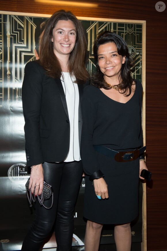 Cordelia de Castelane et Sophie Douzal lors de la projection de Gatsby le magnifique à l'Hôtel Royal Monceau à Paris le mercredi 15 mai 2013