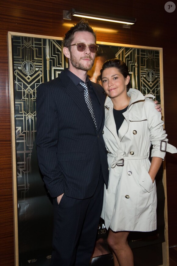 Emma de Caunes et son mari Jamie Hewlett lors de la projection de Gatsby le magnifique à l'Hôtel Royal Monceau à Paris le mercredi 15 mai 2013