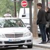 L'actrice américaine Sela Ward, des Experts Manhattan, fait une escapade parisienne avec son mari Howard Sherman, le 17 mai 2013.