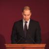 Le prince William s'exprime lors de la conférence End Wildlife Crime au palais St James le 21 mai 2013