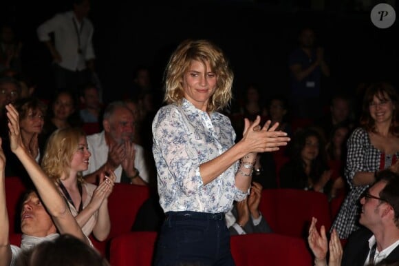 Alice Taglioni (qui arbore un bracelet Princesse Grace de Monaco en or blanc et diamants Montblanc) célèbre les 20 ans des Talents de l'Adami lors du 66e Festival de Cannes, le 20 mai 2013.