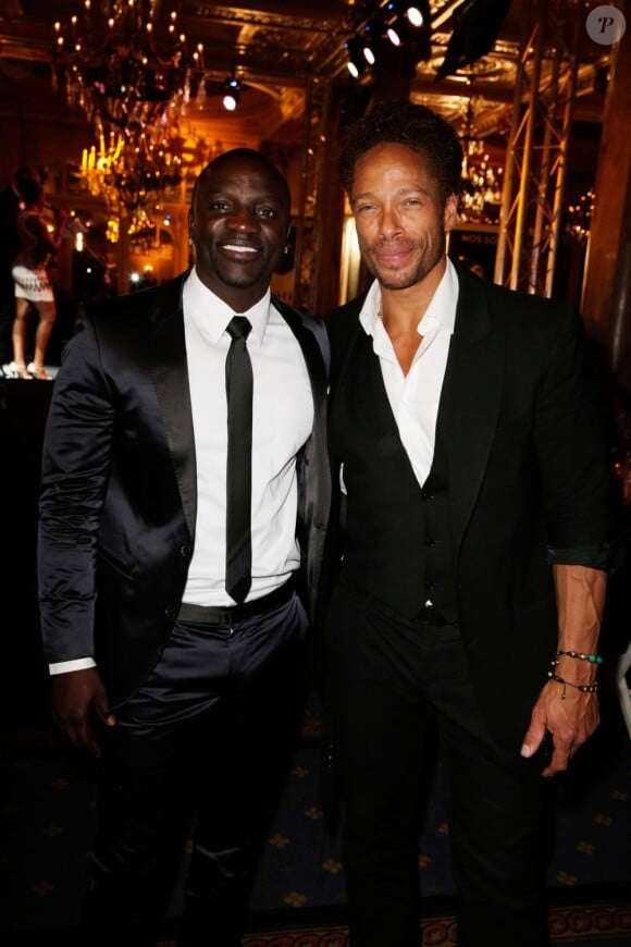 Akon et Gary Dourdan au Heart Fund Gala au Carlton de Cannes le 21 mai 2013.