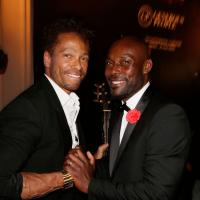 Gary Dourdan et Akon, complices et généreux pour le Heart Fund à Cannes