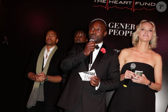 Gary Dourdan, Jimmy Jean-Louis et Inna Zobova au Heart Fund Gala au Carlton de Cannes le 21 mai 2013.
