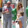 Christian Audigier, son fils Rocco et sa petite amie Nathalie Sorensen à Santa Monica, le 21 mai 2013.