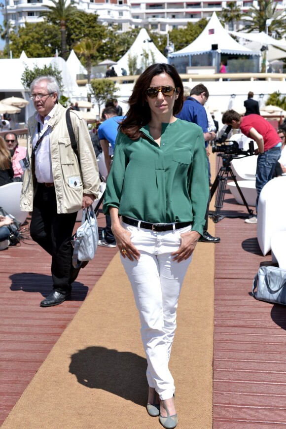 La plage Majestic lors du Festival de Cannes le 21 mai 2013 : Aure Atika