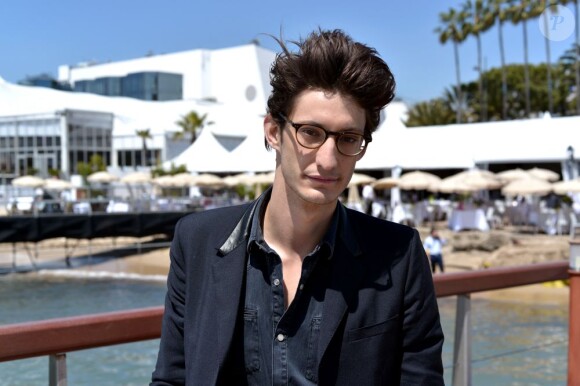 La plage Majestic lors du Festival de Cannes le 21 mai 2013 : Pierre Niney