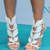Les sandales Giuseppe Zanotti x Kanye West portées par Khloé Kardashian à Los Angeles, le 22 mai 2013.