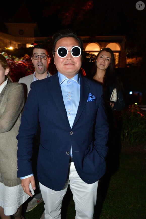 Un faux Psy à la soirée Vionnet à l'occasion du 66e Festival de Cannes 2013, le 20 avril 2013.