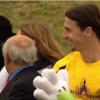 Zlatan Ibrahimovic et les joueurs du PSG avaient rendez-vous chez Mickey pour une rencontre exceptionnelle, le Match des rèves, avec des enfants issus de plusieurs associations européennes, le 24 mai 2013 à Disneyland Paris