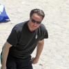 David Cameron en vacances avec sa femme Samantha à Ibiza en Espagne le 26 mai 2013.