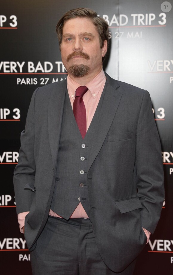 Zach Galifianakis - Avant-Premiere du Film " Very Bad Trip 3 " a l' UGC Normandie Champs-Elysees a Paris le 27 mai 2013.  Premiere of " Very Bad Trip 3 " in Paris, France on may 27, 2013.27/05/2013 - Paris