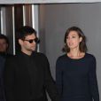 Justin Bartha et sa compagne Lia Smith quittent l'avant-première du Film Very Bad Trip 3 à l'UGC Normandie Champs-Elysées, Paris, le 27 mai 2013.