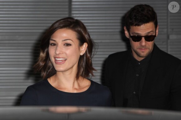 Justin Bartha et sa fiancée Lia Smith après l'avant-première du Film Very Bad Trip 3 à l'UGC Normandie Champs-Elysées, Paris, le 27 mai 2013.