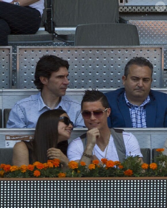 Cristiano Ronaldo et Irina Shayk à Madrid, le 10 mai 2013.
