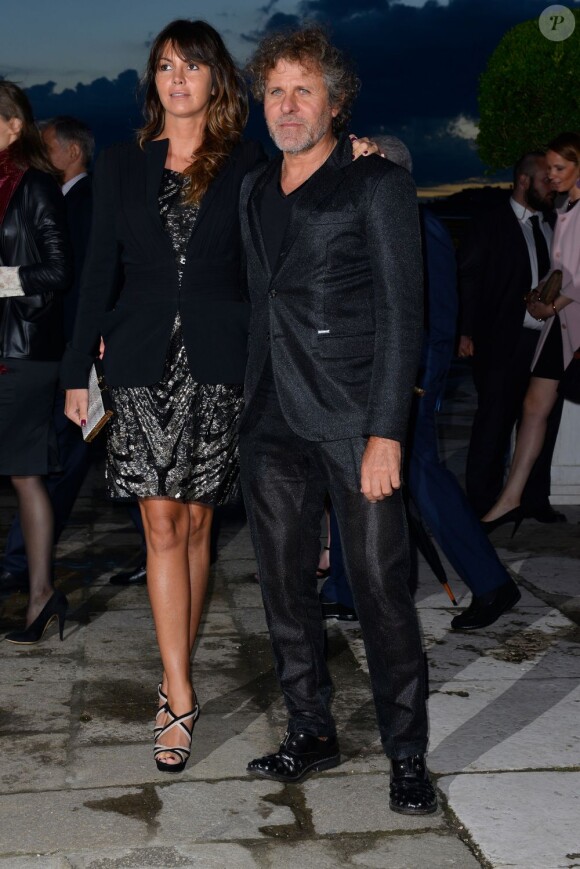 Arianna Alessi et Renzo Rosso assistent au dîner de l'exposition Prima Materia à Venise. Le 29 mai 2013.