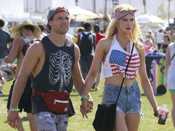 Ireland Baldwin au Festival de musique de Coachella en à Indio en Californie, le 12 Avril 2013.