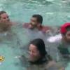Nabilla, Amélie, Alban et Samir au shooting aquatique dans Les Anges de la télé-réalité 5 le jeudi 30 mai 2013 sur NRJ 12