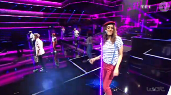 Sofia Essaïdi dans Samedi soir on chante France Gall - Musique reprise à la collégiale sur TF1 le samedi 1er juin 2013