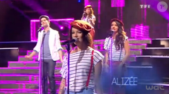 Alizée dans Samedi soir on chante France Gall - Musique reprise à la collégiale sur TF1 le samedi 1er juin 2013