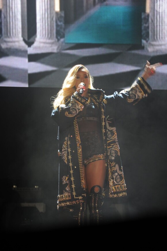 Rihanna en concert à Istanbul le jeudi 30 mai 2013.