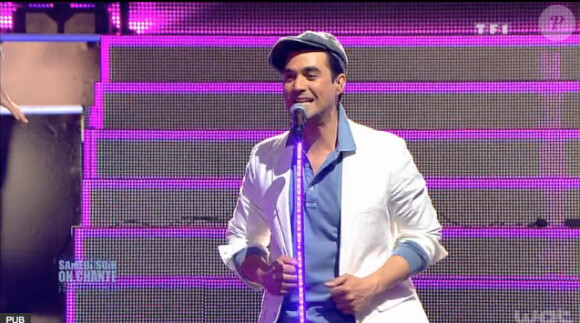 Yoann Fréget lors de "Samedi soir on chante..." dédié à France Gall, le 1er juin sur TF1.