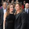 Brad Pitt et Angelina Jolie à la première mondiale de World War Z, à l'Empire Leicester Square, Londres, le 2 juin 2013.