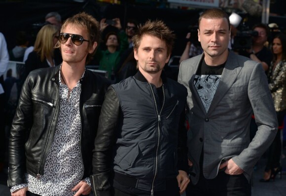 Muse pose à la première mondiale de World War Z, à l'Empire Leicester Square, Londres, le 2 juin 2013.
