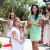 Angie Harmon et ses trois ravissantes filles au 7e Kidstock Music and Art Festival au manoir Greystone à Beverly Hills, le 2 juin 2013
