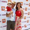 Heather Tom, son mari et leur petit Zane au 7e Kidstock Music and Art Festival au manoir Greystone à Beverly Hills, le 2 juin 2013