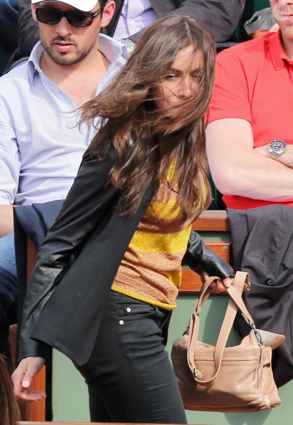 Olivia Ruiz à Roland-Garros le 3 juin 2013.