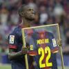 Dernier match plein d'émotions pour Eric Abidal au FC Barcelone le 1er juin 2013 au Camp Nou.