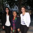 Yamina Benguigui, Christiane Taubira et Aurélie Filippetti - Anniversaire de la Fondation Culture et Diversité au théâtre du Rond-Point à Paris le 3 juin 2013.