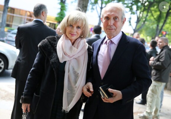 Elisabeth Guigou et son mari Jean-Louis - Soirée fondation culture et diversite au theatre du Rond-Point a Paris le 3 juin 2013.