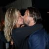 Henri Leconte fête ses 50 ans avec sa femme Florentine à Paris le 30 mai 2013.