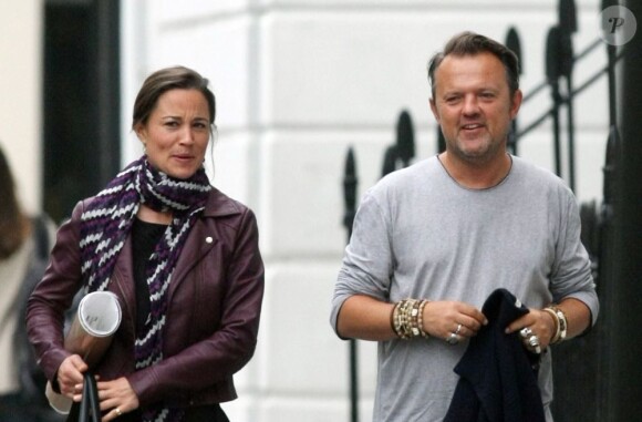 Pippa Middleton et un ami à Londres le 31 mai 2013