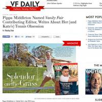 Pippa Middleton dans Vanity Fair US : "Splendeur" et misère, version Wimbledon