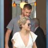 Rita Ora et Calvin Harris profitent d'une après-midi ensoleillée à Londres. Le 4 juin 2013.