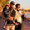Alicia Keys, Swizz Beatz et leur fils Egypt à Cannes pour assister aux NRJ Music Awards. Le 28 janvier 2013.