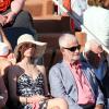 Jean-Paul Belmondo et sa petite-fille Annabelle à Roland-Garros, le 7 juin 2013.