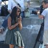 Naomi Campbell tourne son émission The Face à Paris le 7 juin 2013