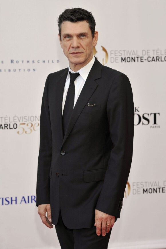 Marc Lavoine lors de la cérémonie d'ouverture du 53e festival de Monte-Carlo au Forum Grimaldi à Monaco, le 9 juin 2013.