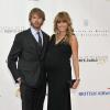 Eric Christian Olsen et sa femme Sarah Wright, enceinte, lors de la cérémonie d'ouverture du 53e festival de Monte-Carlo au Forum Grimaldi à Monaco, le 9 juin 2013.