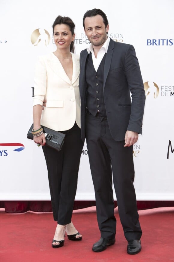 Anne Charrier, et Michael Cohen lors de la cérémonie d'ouverture du 53e festival de Monte-Carlo au Forum Grimaldi à Monaco, le 9 juin 2013.