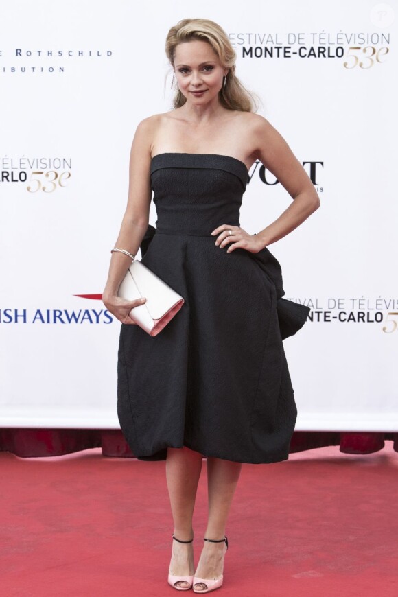 Béatrice Rosen lors de la cérémonie d'ouverture du 53e festival de Monte-Carlo au Forum Grimaldi à Monaco, le 9 juin 2013.